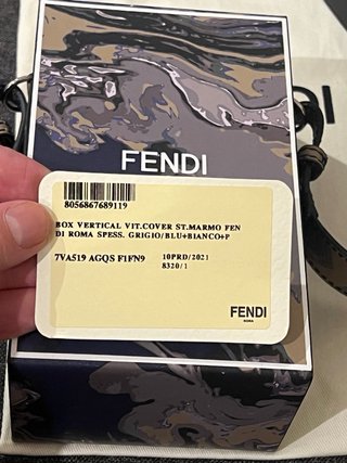 Bolso Fendi Pack Piel Negro/Morado Nuevo
