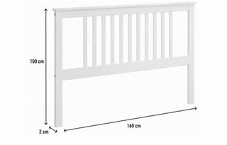 Cabecero de cama de matrimonio
