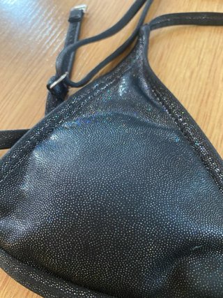 Bikini negro brillante