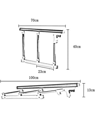 Ringhiera per Letto Pieghevole