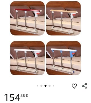 Ringhiera per Letto Pieghevole