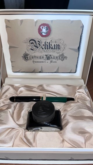 Pelikan Souverän M400 Verde/Nera Stilografica