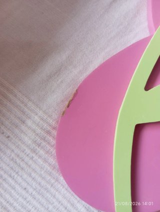 Espejo infantil decorado con flores