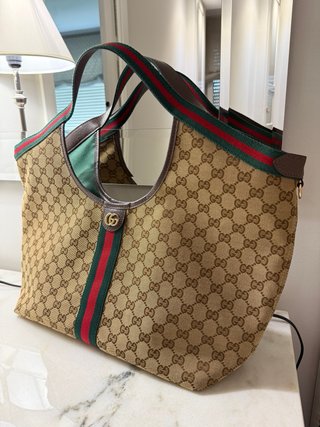 Bolso Monogram Marrón y Verde