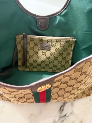 Bolso Monogram Marrón y Verde