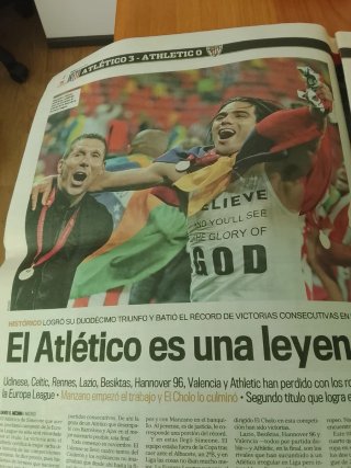 2102 Atleti campeón UEFA Falcao periódico marca