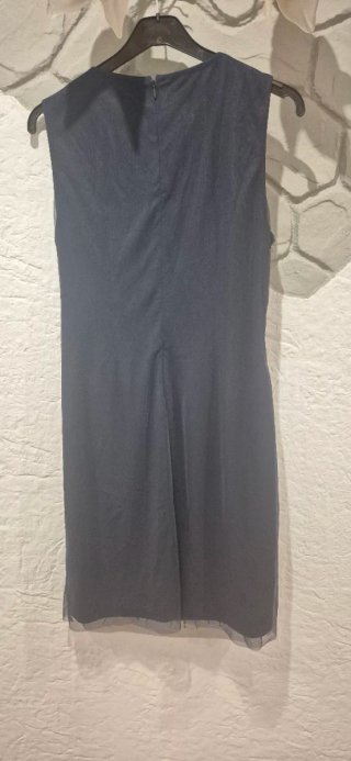Vestido fiesta lentejuelas azul talla L