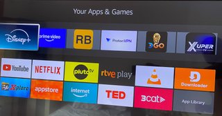 TV Samsung 32", Fire Stick y Alarma Hikvision