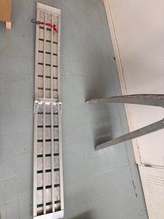 Rampas aluminio plegables y curvas 230 cm (600 kg)