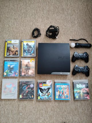 Consola PlayStation 3 Negra + 7 Juegos