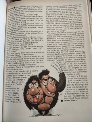 Cómic "La família Rovelló"
