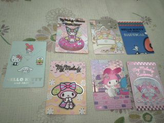 Cartas coleccionables Hello Kitty y amigos