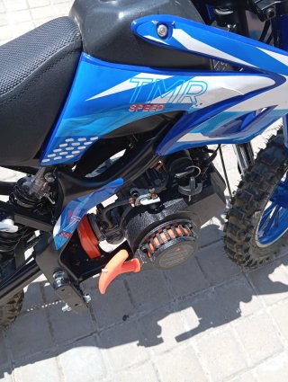 Mini Moto Motocross Infantil Azul