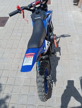 Mini Moto Motocross Infantil Azul