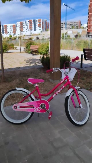 Bicicleta Infantil E-Pro 20 Rosa