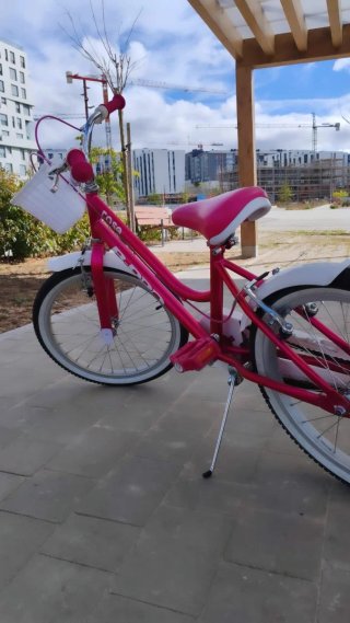 Bicicleta Infantil E-Pro 20 Rosa