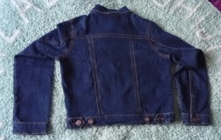 Chaqueta vaquera mujer estrellas doradas