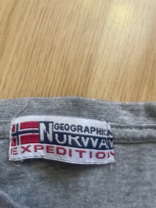 Camiseta Geographical Norway Gris