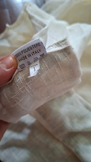 4 Tende simil Lino Bordo Verde Antico