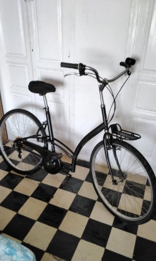 Bicicleta Negra Urbana XXL