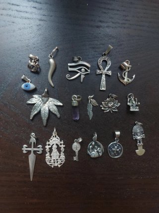 Colgantes de plata