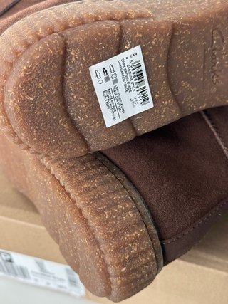 Botas Clarks Piel Marrón Oscuro Talla 39.5
