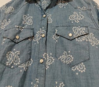 Abito Gap stampa paisley azzurro taglia XS