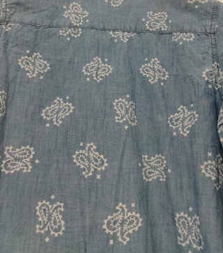 Abito Gap stampa paisley azzurro taglia XS