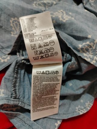 Abito Gap stampa paisley azzurro taglia XS
