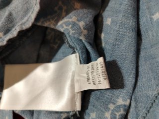 Abito Gap stampa paisley azzurro taglia XS