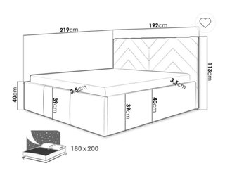 Cama 180x200 con somier ComfiDream