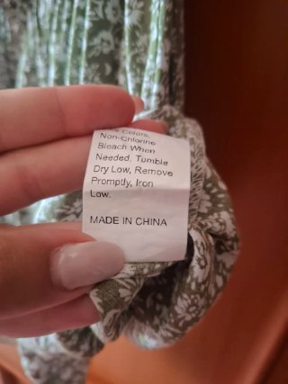 Vestito corto floreale verde Shein