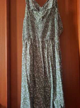 Vestito corto floreale verde Shein