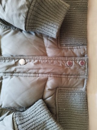 Parka verde militar Talla S