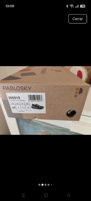 Zapatos colegiales Pablosky negros