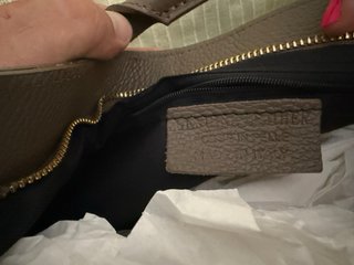Bolso de piel Topo