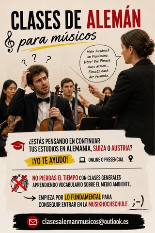 Clases de alemán para músicos