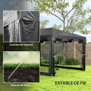 Cenador exterior 4x3 m