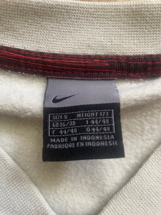 Sudadera Nike Vintage Beige y Gris