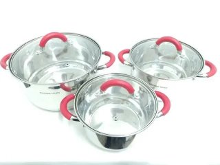 Batería cocina 12 pcs inox NUEVA