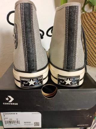 Zapatillas Converse Plata brillante Talla 38