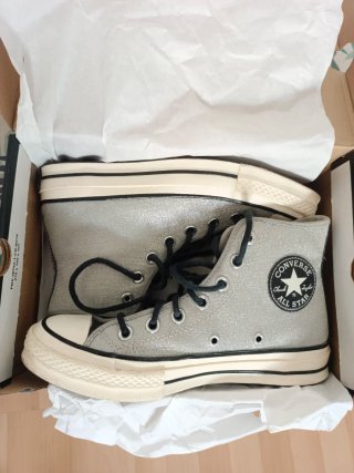 Zapatillas Converse Plata brillante Talla 38