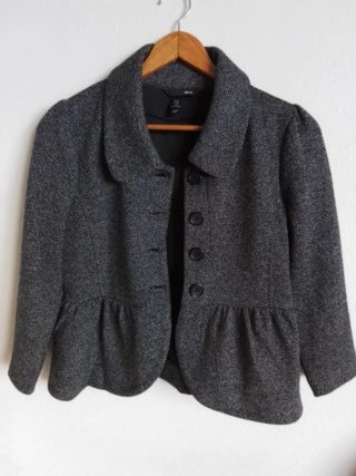 Chaqueta jaspeada "H&M" original, versátil, cómoda