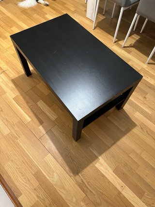 Mesa de centro negra 50x100