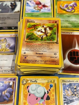 100 cartas pokémon 1995-2009 inglés