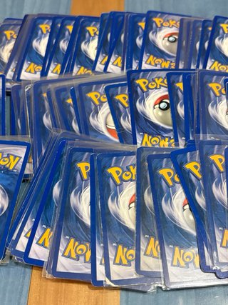 100 cartas pokémon 1995-2009 inglés
