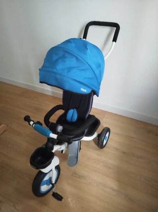 Triciclo Evolutivo Azul para Bebés y Niños