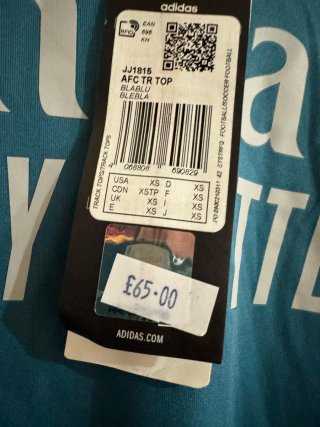 Sudadera Entrenamiento Adidas Arsenal FC 24/25 Tal