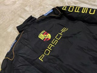 Chaqueta Porsche Racing Negra Bordada - M/L