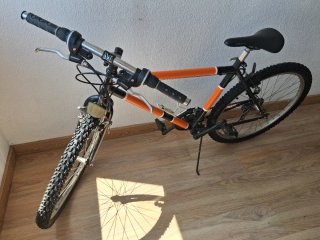 Bicicleta Montaña (MTB) Naranja/Negra